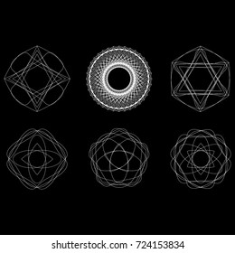 Festive geometric pattern for gifts and holidays, for packaging, clothing, goods and logos