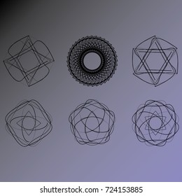 Festive geometric pattern for gifts and holidays, for packaging, clothing, goods and logos