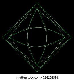 Festive geometric pattern for gifts and holidays, for packaging, clothing, goods and logos