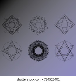 Festive geometric pattern for gifts and holidays, for packaging, clothing, goods and logos