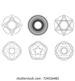 Festive geometric pattern for gifts and holidays, for packaging, clothing, goods and logos