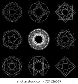 Festive geometric pattern for gifts and holidays, for packaging, clothing, goods and logos