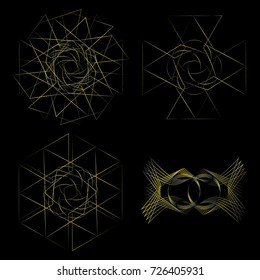 Festive geometric pattern for gifts and holidays, for packaging, clothing, goods and logos