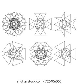 Festive geometric pattern for gifts and holidays, for packaging, clothing, goods and logos