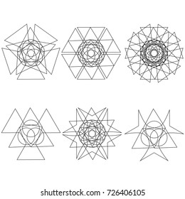 Festive geometric pattern for gifts and holidays, for packaging, clothing, goods and logos