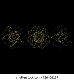 Festive geometric pattern for gifts and holidays, for packaging, clothing, goods and logos