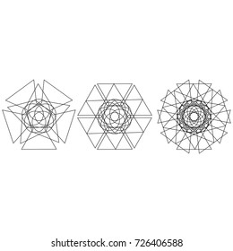Festive geometric pattern for gifts and holidays, for packaging, clothing, goods and logos