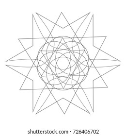 Festive geometric pattern for gifts and holidays, for packaging, clothing, goods and logos