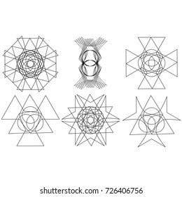 Festive geometric pattern for gifts and holidays, for packaging, clothing, goods and logos