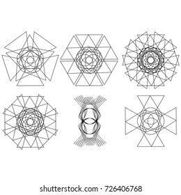 Festive geometric pattern for gifts and holidays, for packaging, clothing, goods and logos