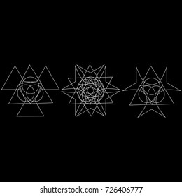 Festive geometric pattern for gifts and holidays, for packaging, clothing, goods and logos