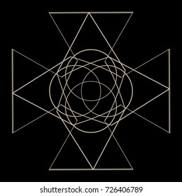Festive geometric pattern for gifts and holidays, for packaging, clothing, goods and logos