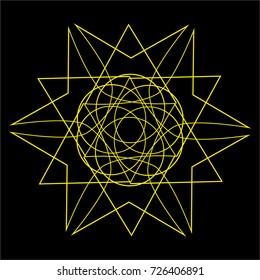 Festive geometric pattern for gifts and holidays, for packaging, clothing, goods and logos