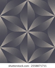 Festive Geometric Seamless Pattern Trend Dot Work Abstract Vector Background. Halftone Christmas Motif Art Illustration for Textile Print or Wrapping Paper. Endless luxurious Abstraction for Wallpaper