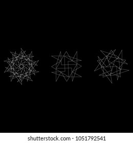 Festive geometric set stars and flowers pattern for gifts and holidays, for packaging, polygon, clothing, goods and logos