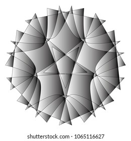 Festive geometric set stars and flowers pattern for gifts and holidays, for packaging, polygon, clothing, goods and logos