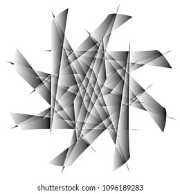 Festive geometric set stars and flowers pattern for gifts and holidays, for packaging, polygon, clothing, goods and logos