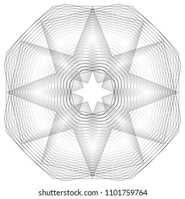 Festive geometric set stars and flowers pattern for gifts and holidays, for packaging, polygon, clothing, goods and logos