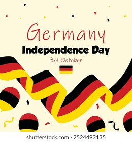 Festive Germany Independence Day Post Template