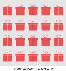 Festive gift background, vector illustration
