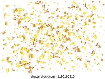 Festive glitter rectangle confetti background. Abstract frame confetti texture for holiday, postcard, poster, website, carnivals, birthday and children's parties. Cover confetti mock-up. Wedding card 