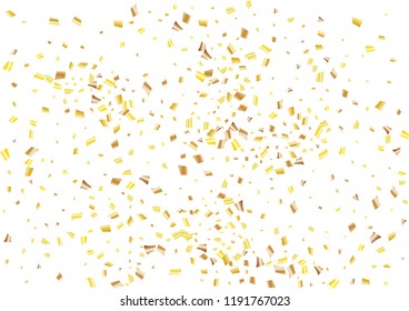 Festive glitter rectangle confetti background. Abstract frame confetti texture for holiday, postcard, poster, website, carnivals, birthday and children's parties. Cover confetti mock-up. Wedding card 