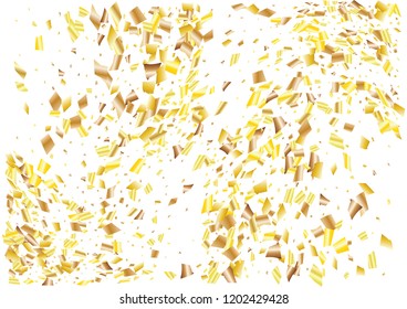 Festive glitter rectangle confetti background. Abstract frame confetti texture for holiday, postcard, poster, website, carnivals, birthday and children's parties. Cover confetti mock-up. Wedding card 