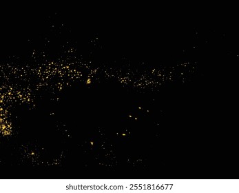 Festive glow effect golden color light effect gold glitter confetti background. gold glitter color background. Luxury golden color gold glitter light effect glow confetti texture background
