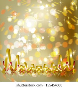 festive gold background