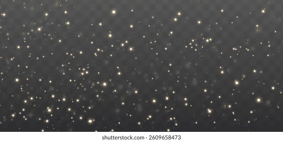 festive golden dust and sparkle background featuring glowing stars, magic particles, and shiny confetti. Perfect for Christmas, celebration designs, or any sparkling holiday theme
