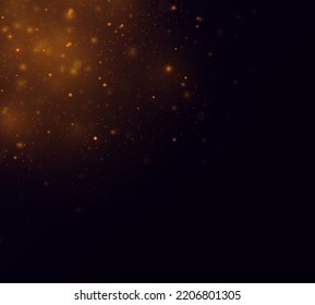 Festive golden luminous background with colorful lights bokeh. Light abstract glowing bokeh lights. Magic concept. Christmas concept.