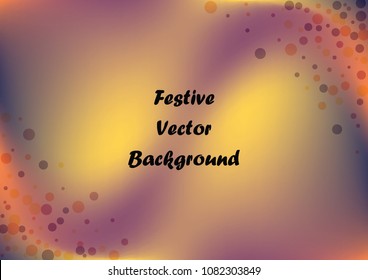 Festive gradient round confetti background. Holographic frame confetti texture for holiday, postcard, poster, carnivals, birthday and children's parties. Cover confetti mock-up. Wedding card layout