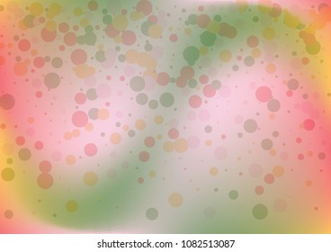 Festive gradient round confetti background. Holographic frame confetti texture for holiday, postcard, poster, carnivals, birthday and children's parties. Cover confetti mock-up. Wedding card layout