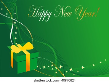 festive green background