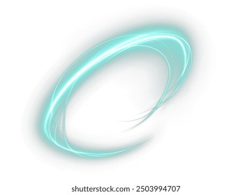 Festive green stripe on white background. green curl twirl for the holidays. green colored curve rope. Vector png twirl, line, curve, rope, stripe design element.