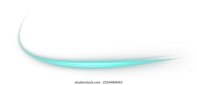Festive green stripe on white background. green curl twirl for the holidays. green colored curve rope. Vector png twirl, line, curve, rope, stripe design element.