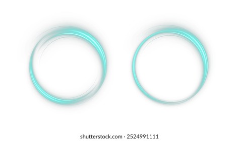 Festive green stripe on white background. green curl twirl for the holidays. green colored curve rope. Vector png twirl, line, curve, rope, stripe design element.

