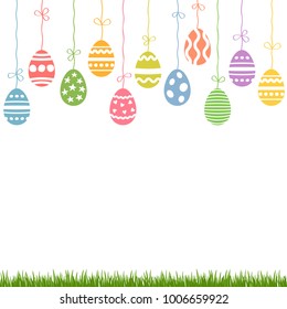 Festive greeting pattern seamless or packing "Happy Easter"! vector illustration.