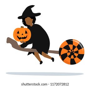 Festive Happy Halloween graphic illustration