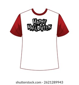 Festive Happy Halloween t-shirt design featuring spooky graphics, perfect for parties, costumes, and seasonal fun.