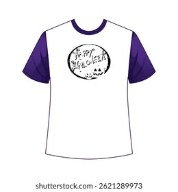 Festive Happy Halloween t-shirt design featuring spooky graphics, perfect for parties, costumes, and seasonal fun.