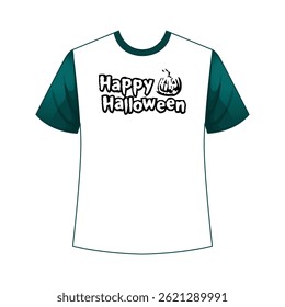 Festive Happy Halloween t-shirt design featuring spooky graphics, perfect for parties, costumes, and seasonal fun.