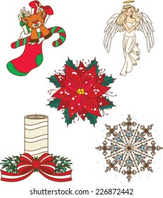 Festive Holiday Motifs Set One