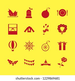 festive icon. festive vector icons set wedding ring, snowflake, rose and happy halloween