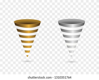 Festive illustration. Colored festive cap isolated on transparent background. Party popper.