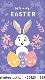 festive illustrations commemorating Easter perfect for Easter greetings, social media posts, Easter egg hunt promotions, and other festive visual content celebrating the holiday.