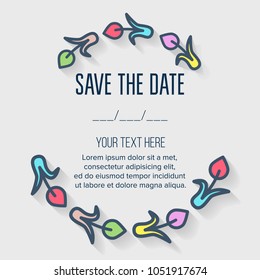 Festive invitation card