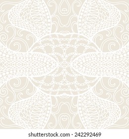Festive kaleidoscope doodle design. Vector illustration.