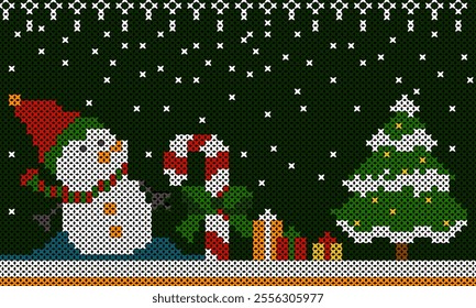 Festive Knit Design for Christmas Cheer