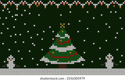 Festive Knit Design for Christmas Cheer